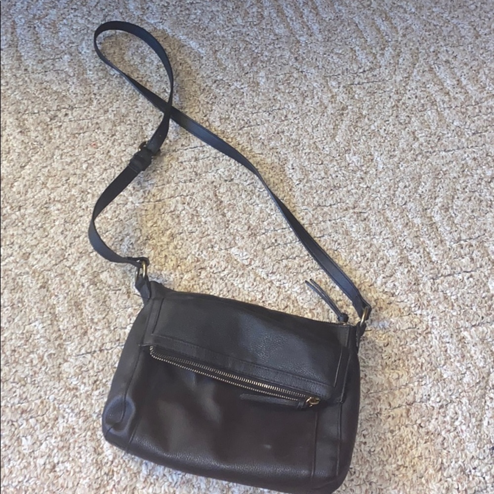 Black over the shoulder purse